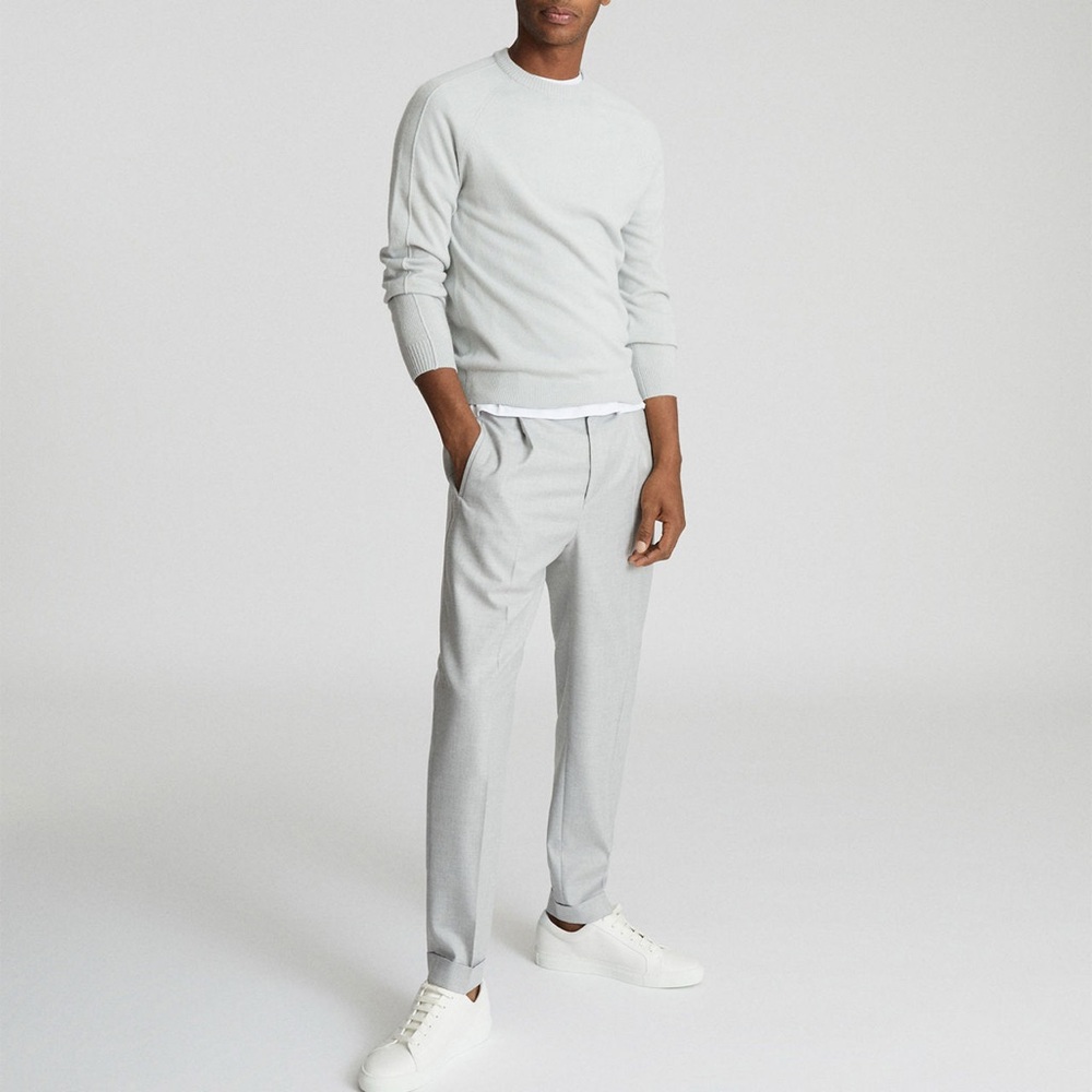 Reiss | Men’s Wool & Cashmere Blend Crew Neck Sweater - Size S